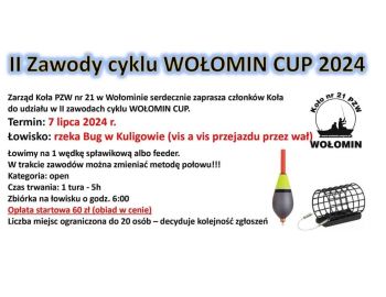 II Zawody w cyklu Wołomin CUP - 7.07.2024