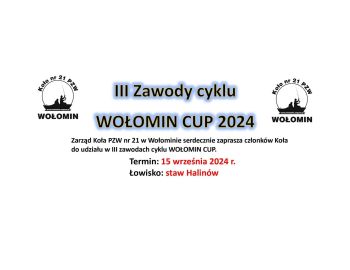 III Zawody cyklu Wołomin CUP 2024 15.09.2024