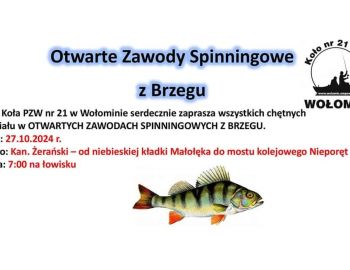 Otwarte Zawody Spinningowe z Brzegu